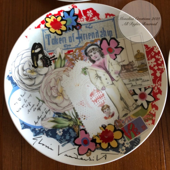 Gloria Vanderbilt Collectors Plates Set of 4 Token of Friendship Vintage 70s - Picture 9 of 10